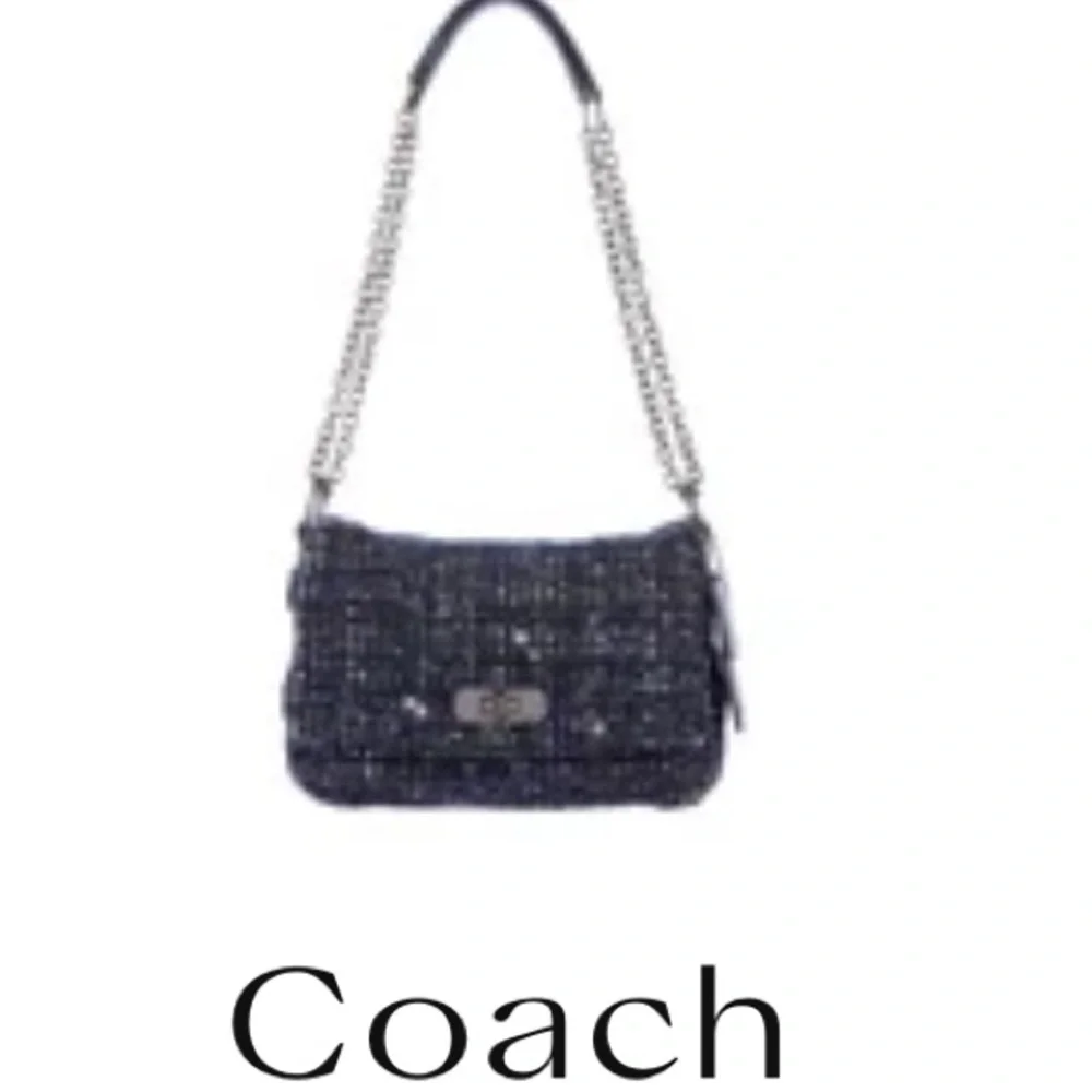 Coach Chelsea Tweed Chain Shoulder Bag